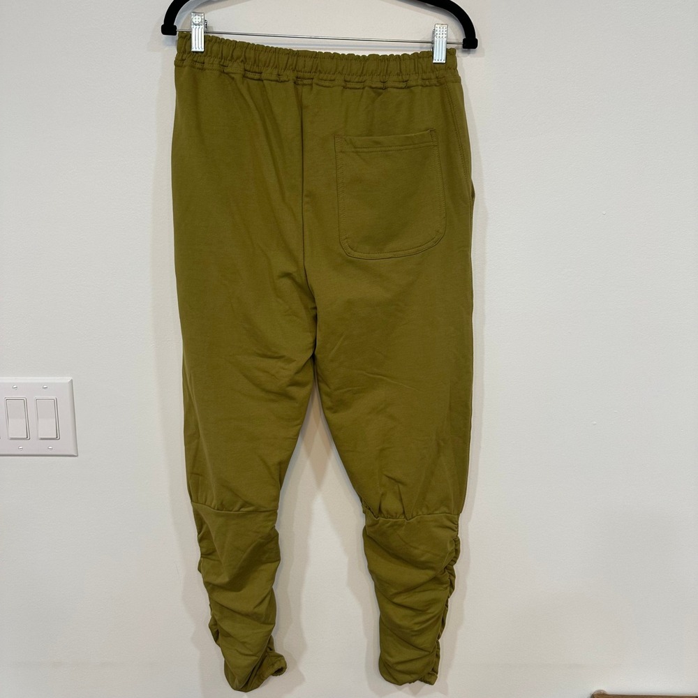 Free People Movment Womens Sweatpants Small Olive Green Joggers Field Goal - Picture 9 of 11
